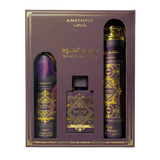 Bade'e Al Oud Amethyst | Lattafa (Kit Presente Luxo - 3 Peças)